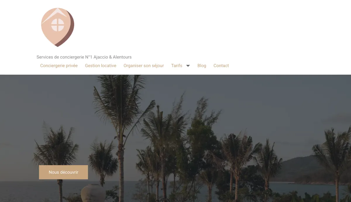 Site AA Conciergerie Ajaccio