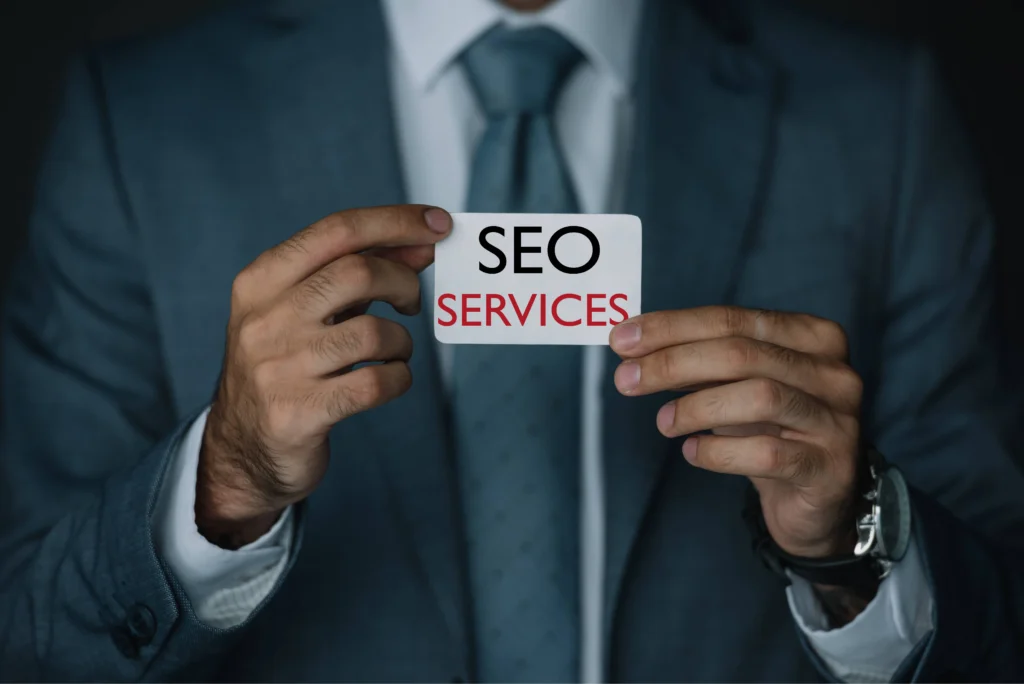 étiquette des services SEO